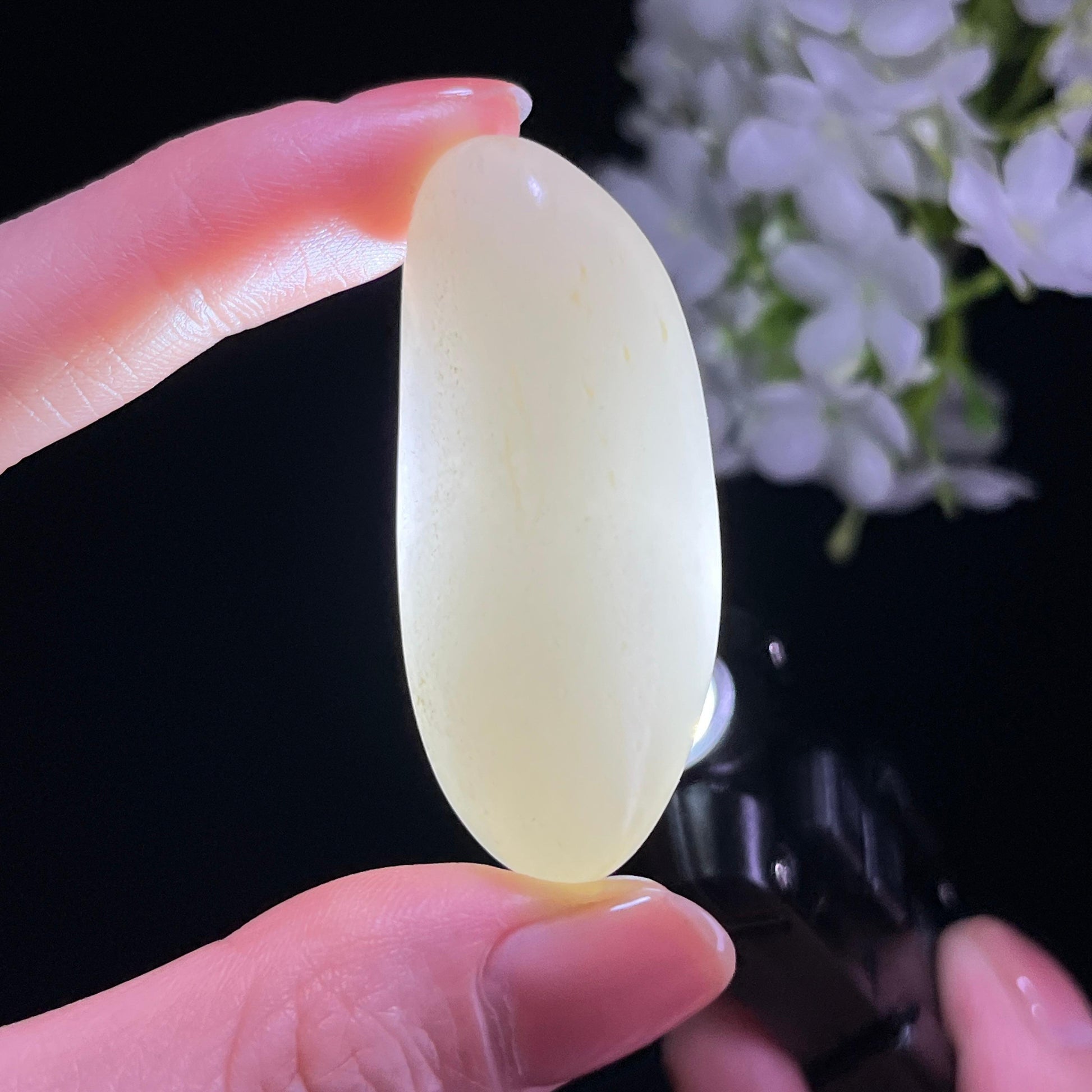 新疆天然和田玉洒金皮白玉籽料（yc345147）