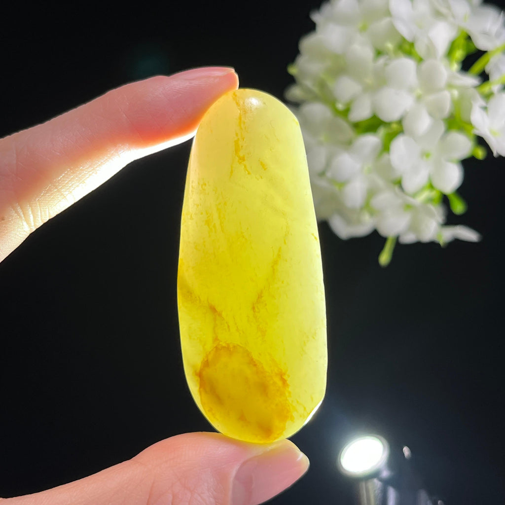 和田玉青白白玉洒金洒红皮“霞姿月韵”籽料（yc302877）