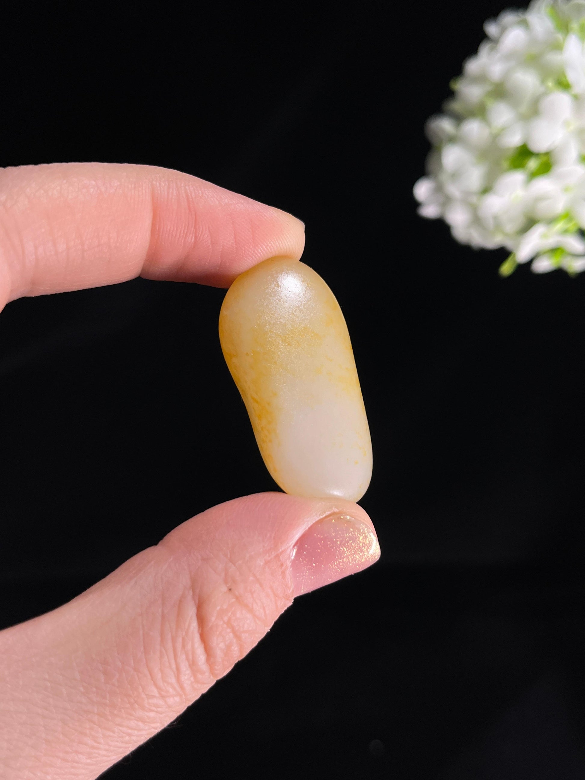 和田一级白玉洒金皮金包银“福泽绵绵”籽料原石（yc265720）