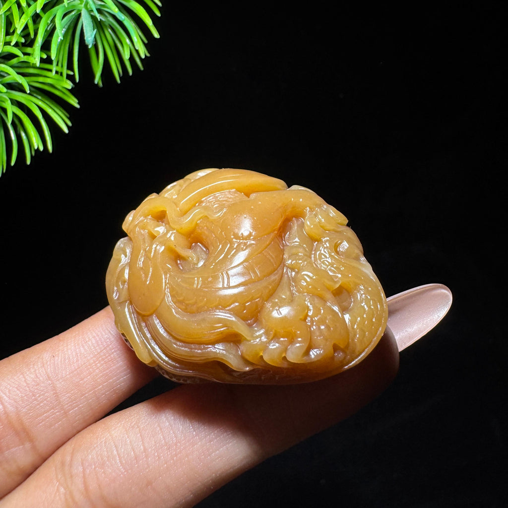 和田玉山料糖玉龙行天下（yc681374）
