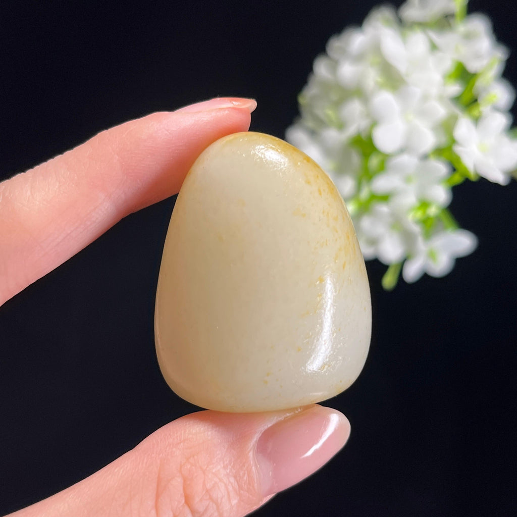 和田玉白玉“晓光浮玉”洒金皮籽料（yc367822）