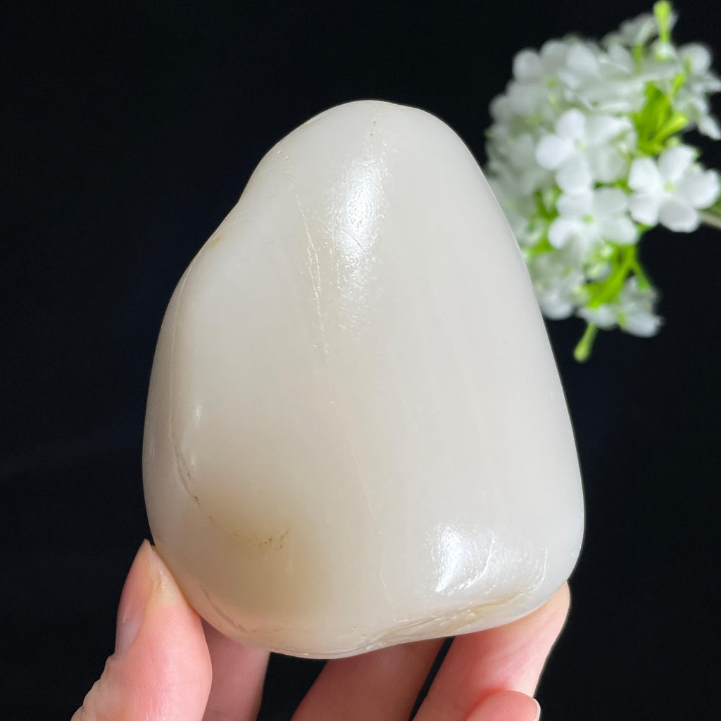和田玉白玉“白璧凝光”淡糖籽料（yc411380）