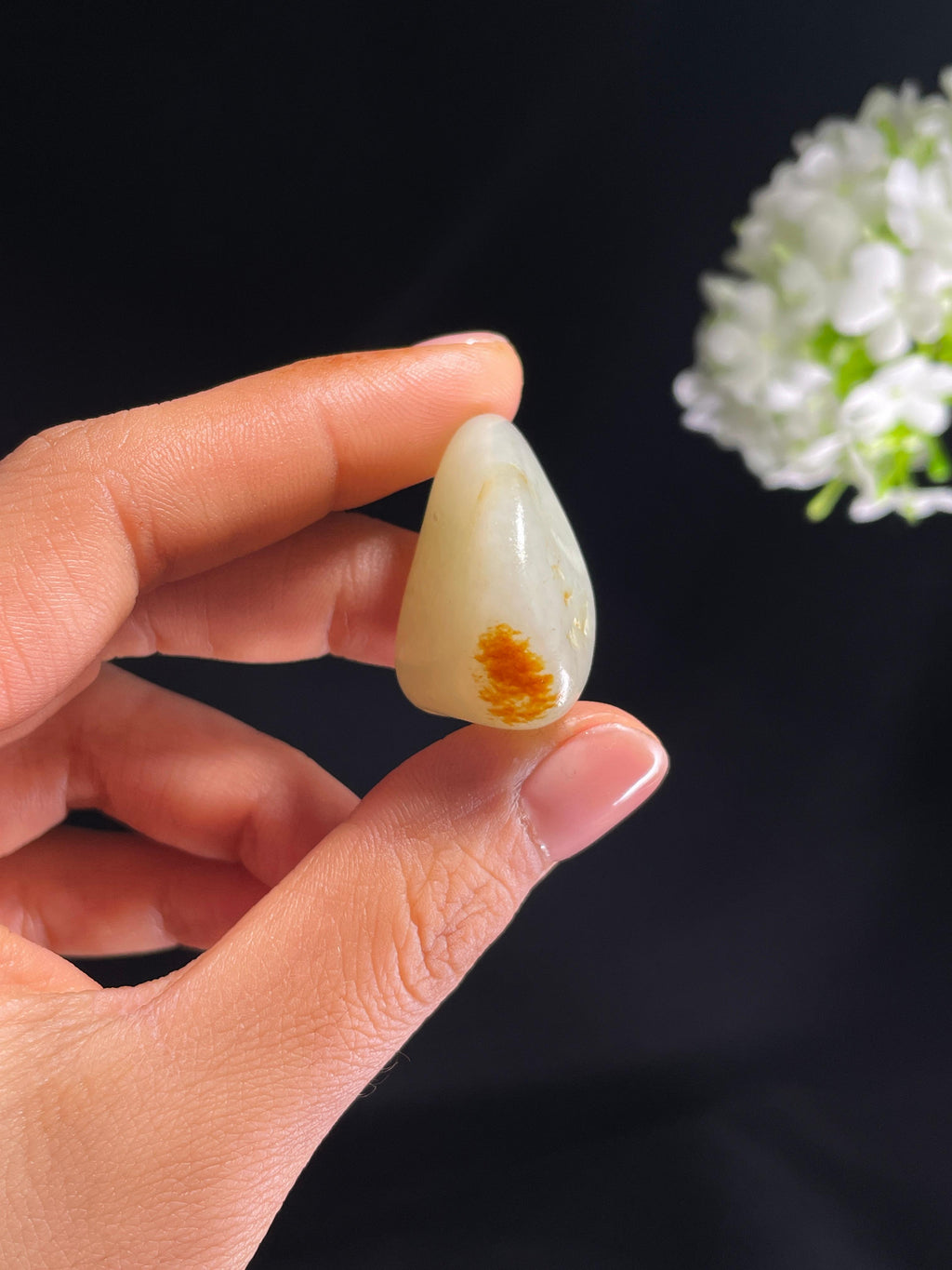 和田玉白玉聚红皮籽料原石（yc264632）