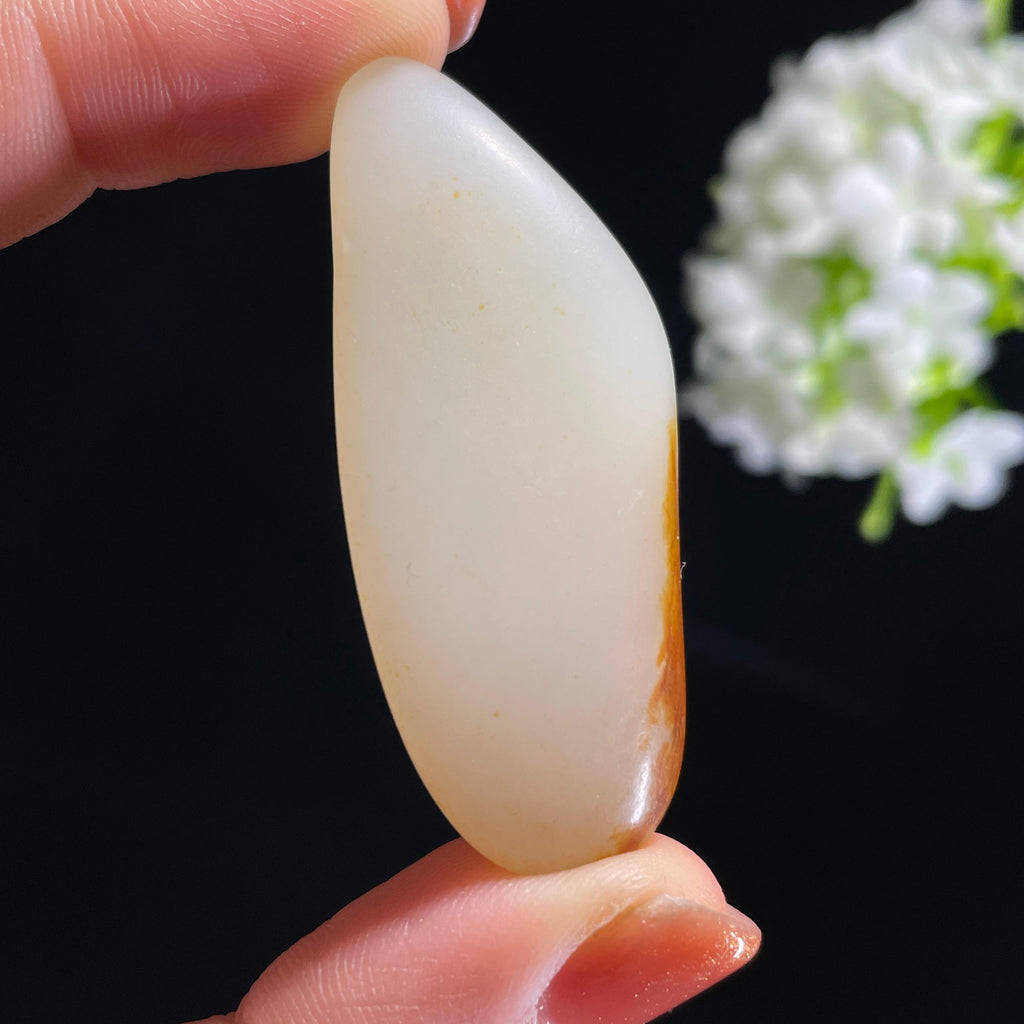 和田玉白玉聚红皮籽料（yc315932）
