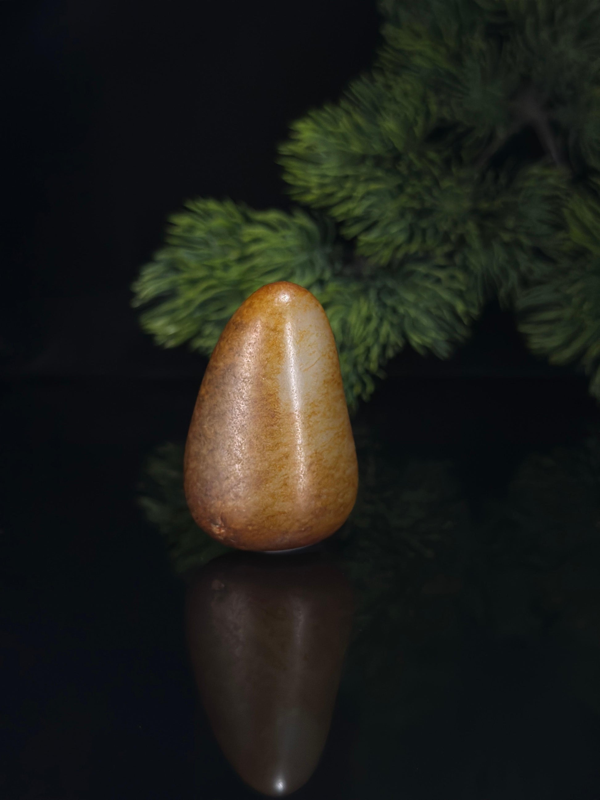 新疆和田玉白玉通体秋梨皮挂件籽（yc536789）
