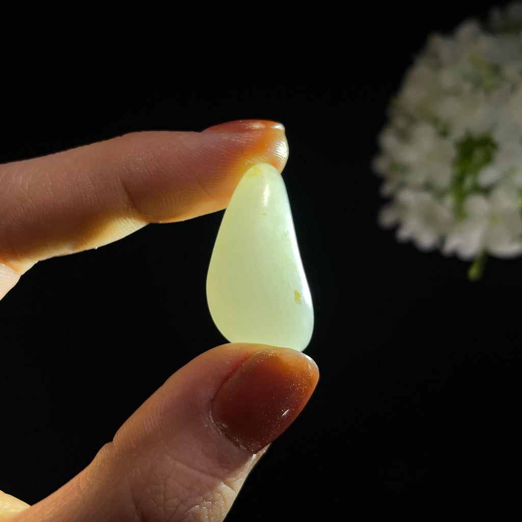 和田玉白玉“雪映疏星”洒金皮籽料（yc385650）