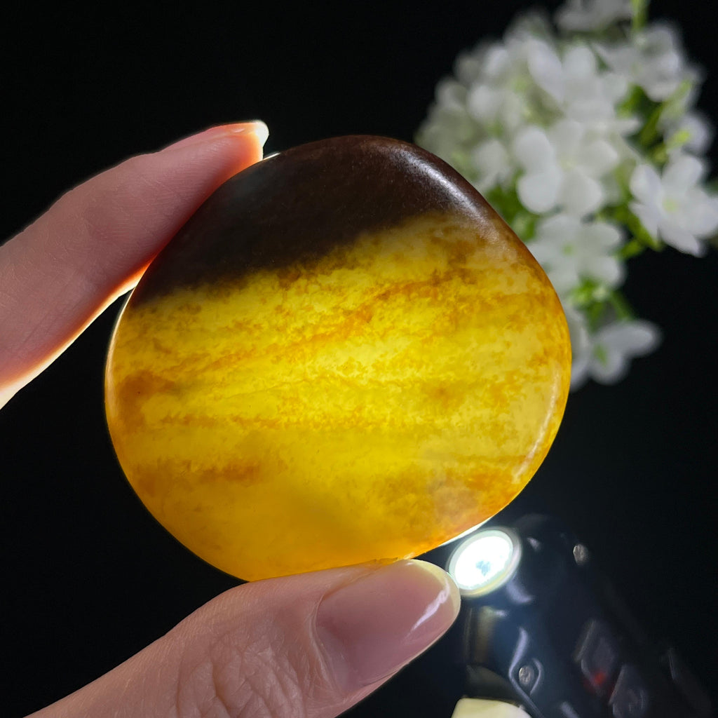 和田玉红沁白玉“江霞分碧”洒金皮籽料（yc367817）