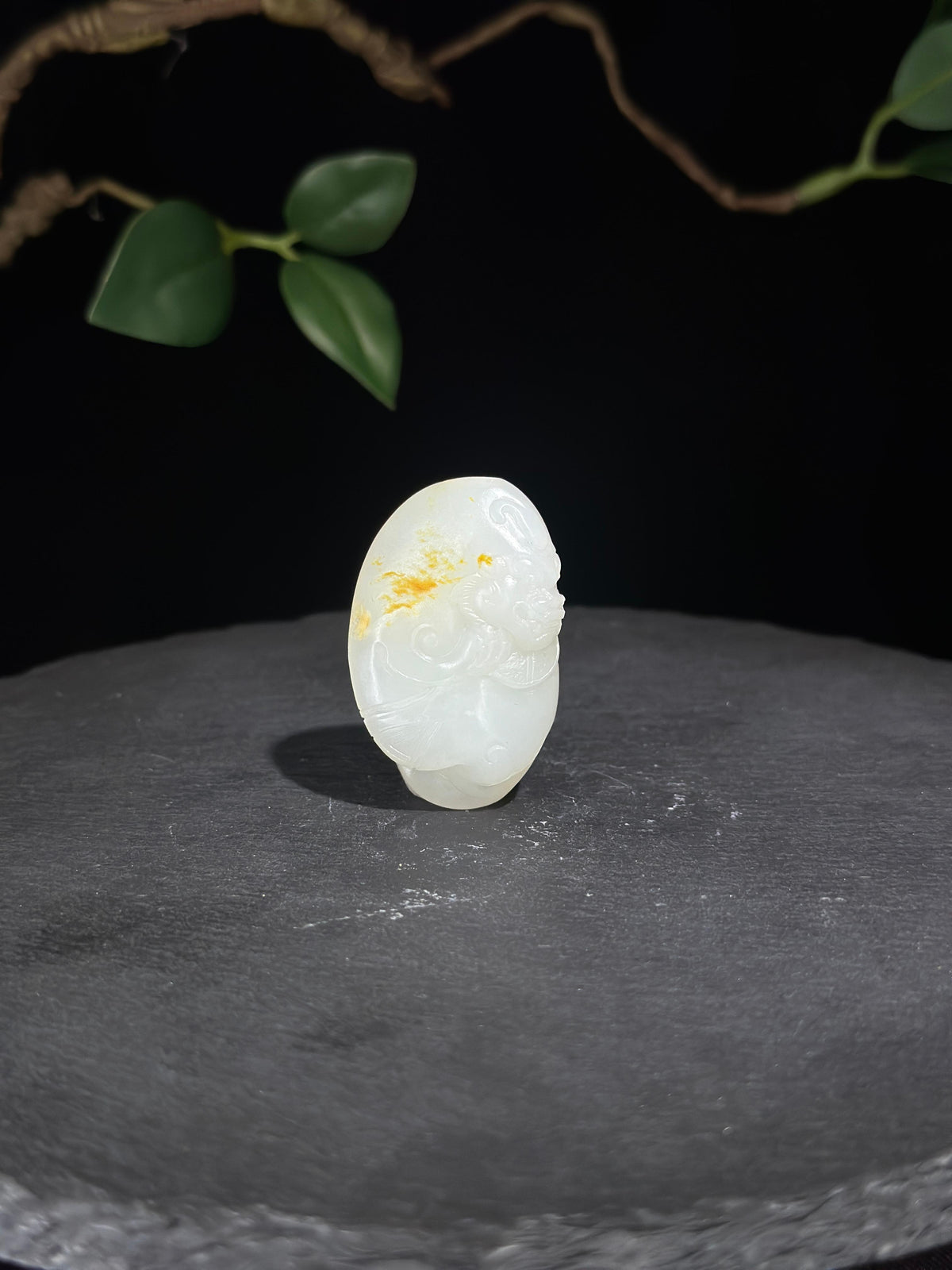 和田玉.籽料洒金皮貔貅挂件（yc786235）