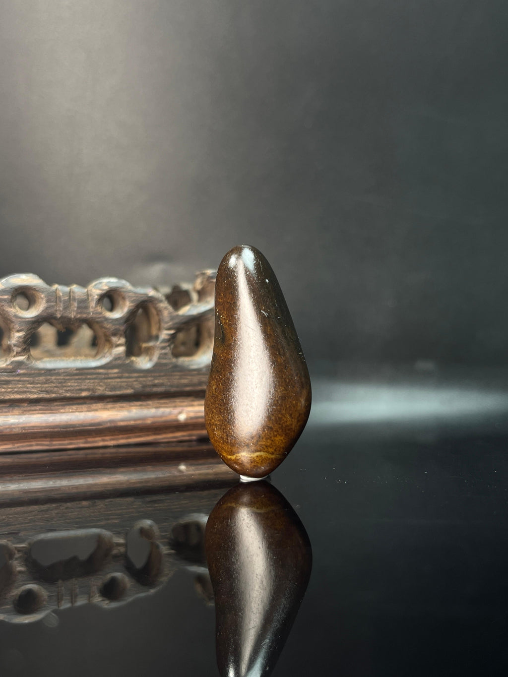 新疆和田玉籽料原石黄沁吊坠（yc236552）