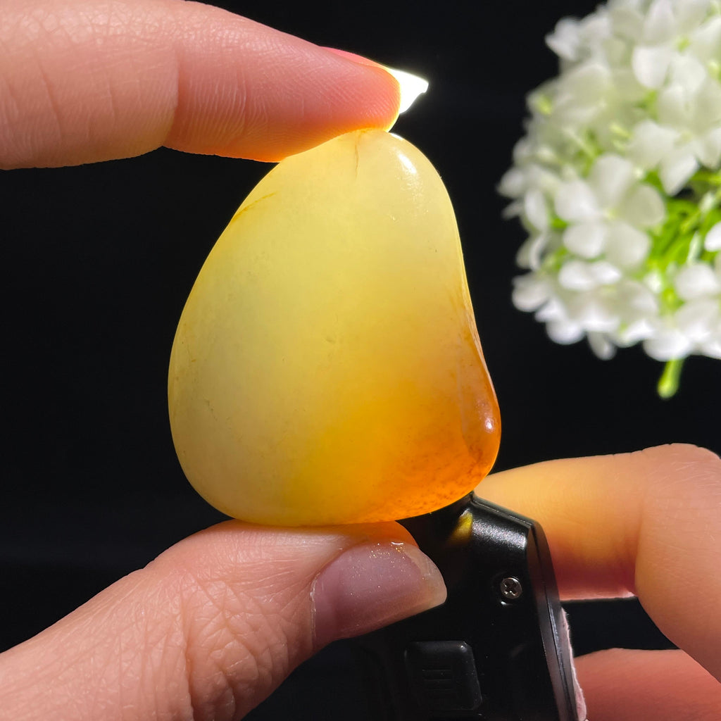 和田玉青白玉“素渚秋烟”秋梨皮籽料（yc408761）