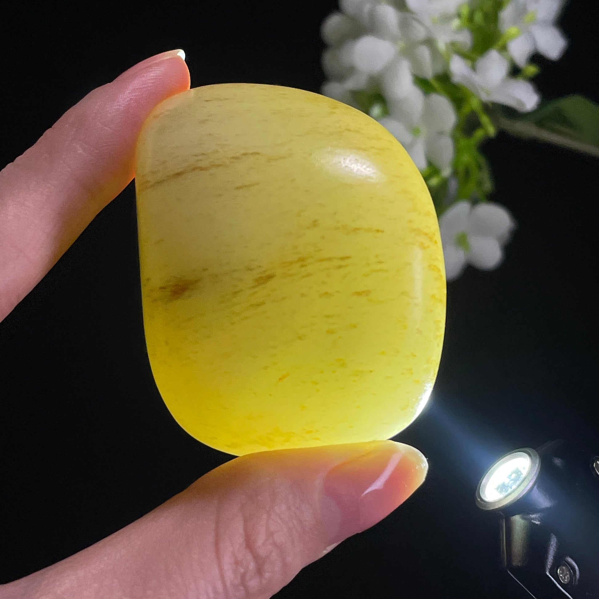 和田玉青白玉“流金映月”洒金皮籽料（yc316426）