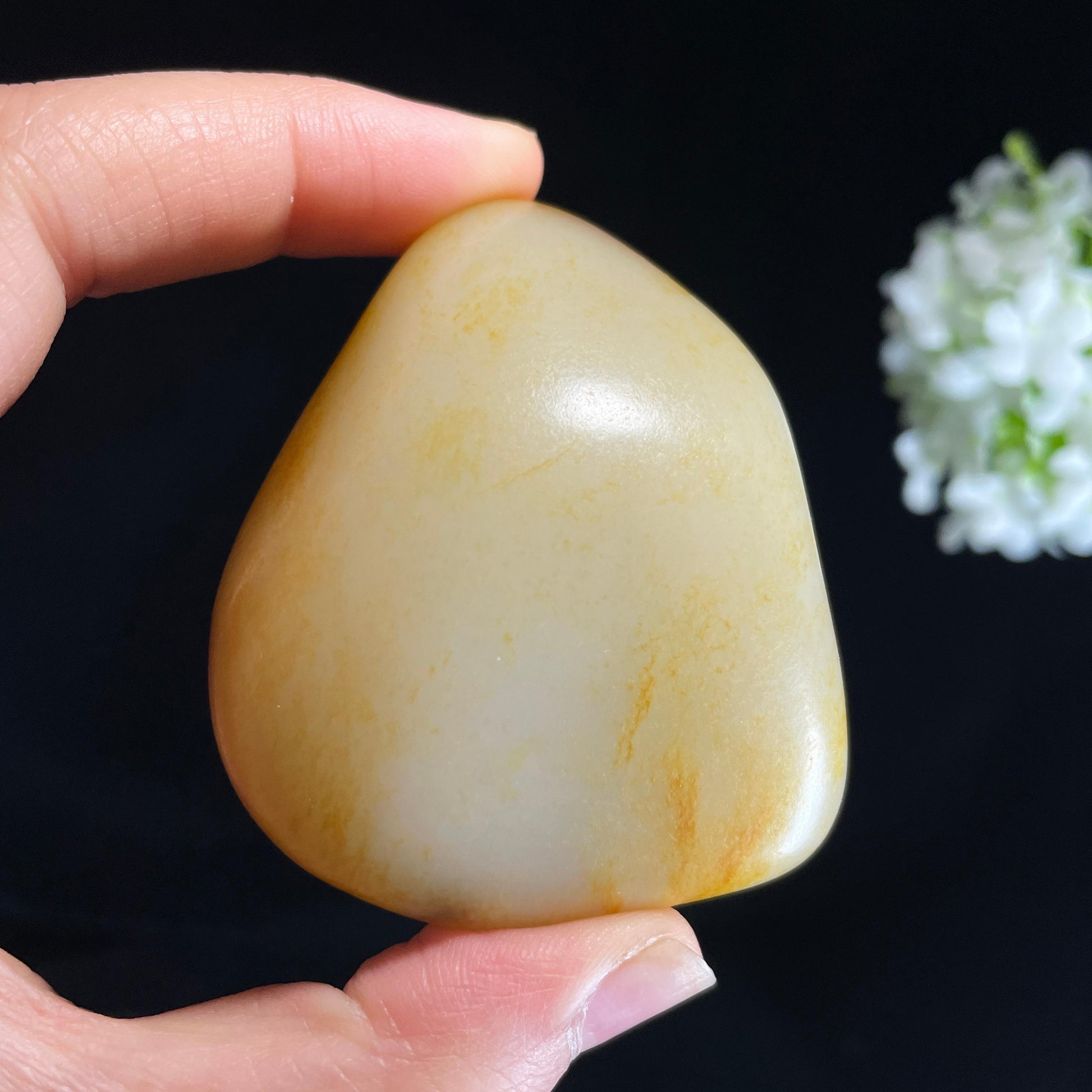 新疆和田玉“金纱轻笼”白玉红皮洒金皮籽料（yc442610）