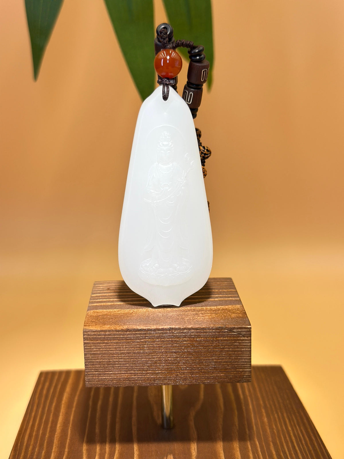 和田玉.白玉观音吊坠（yc772196）