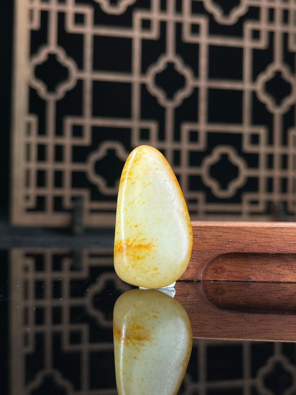 新疆和田玉白玉籽料原石金包银挂件（yc234001）