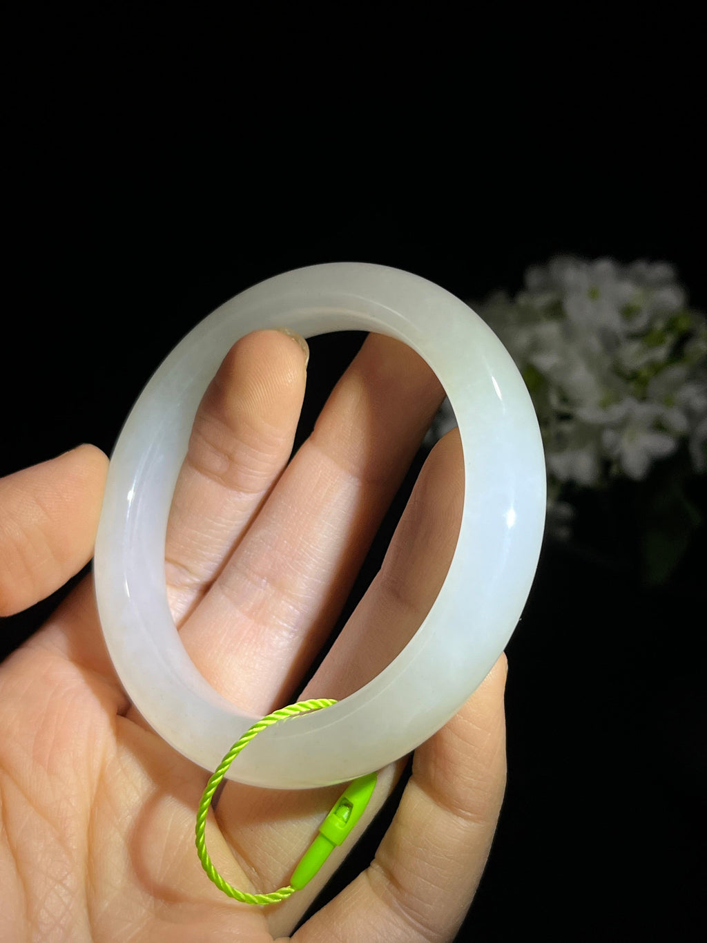 和田玉白玉手镯（卡55-卡57）（yc254772）