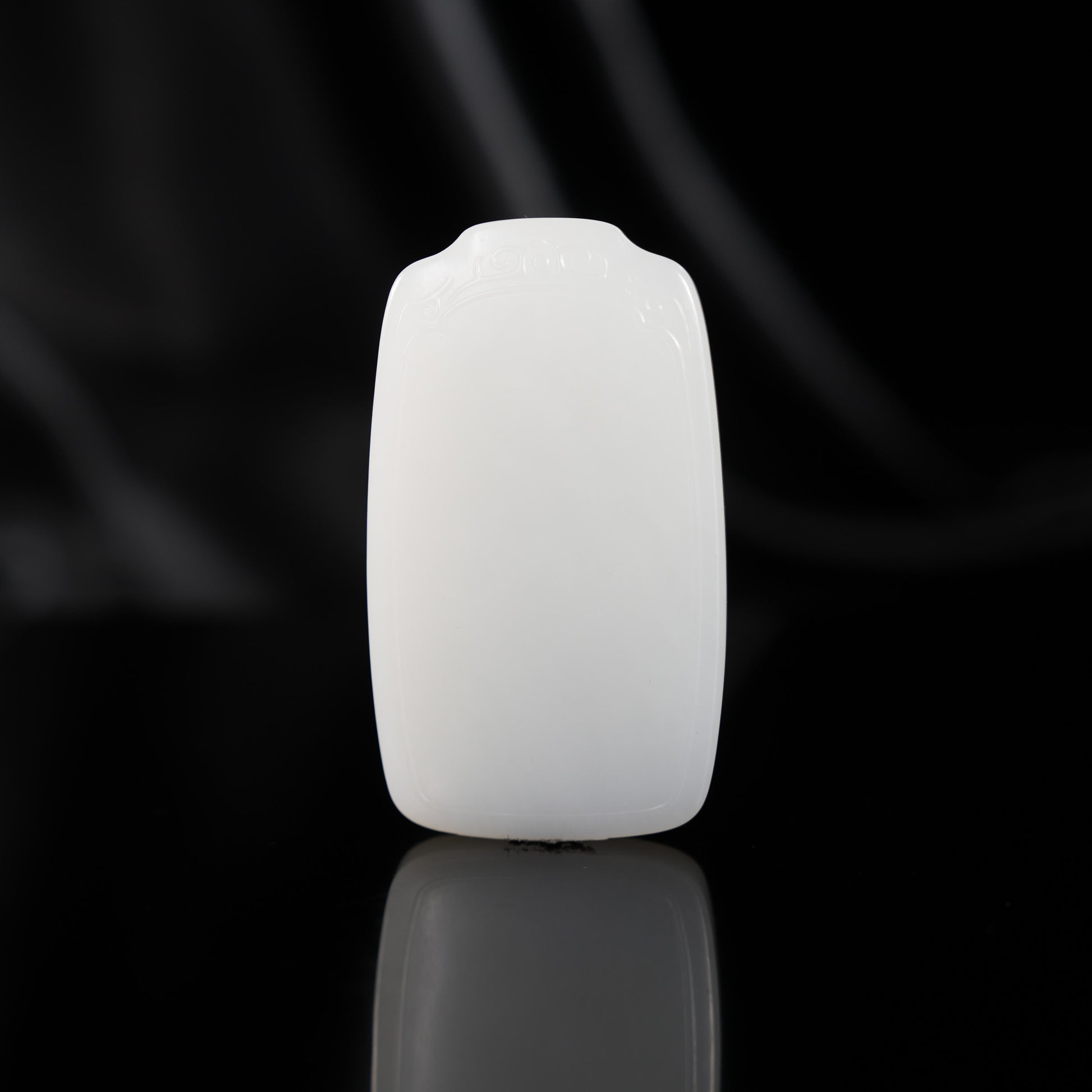 和田玉羊脂白玉无事牌（yc453341）