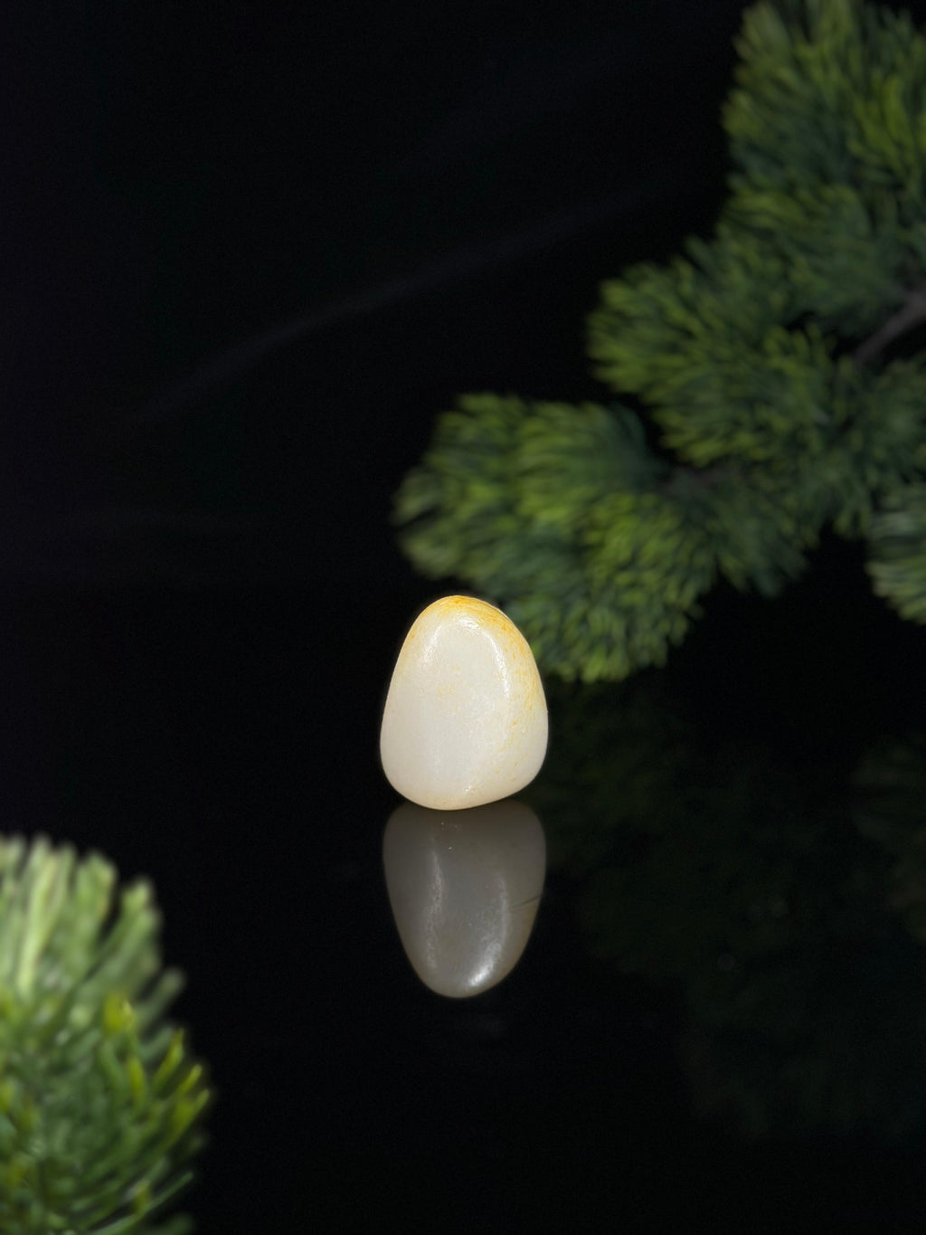 新疆和田玉白玉洒金皮珍品挂件籽（yc495255）