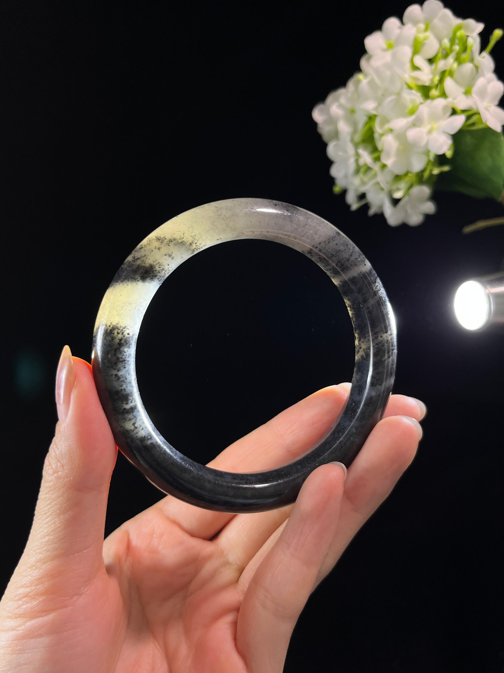 和田玉青花手镯（卡57-卡60）（yc254778）