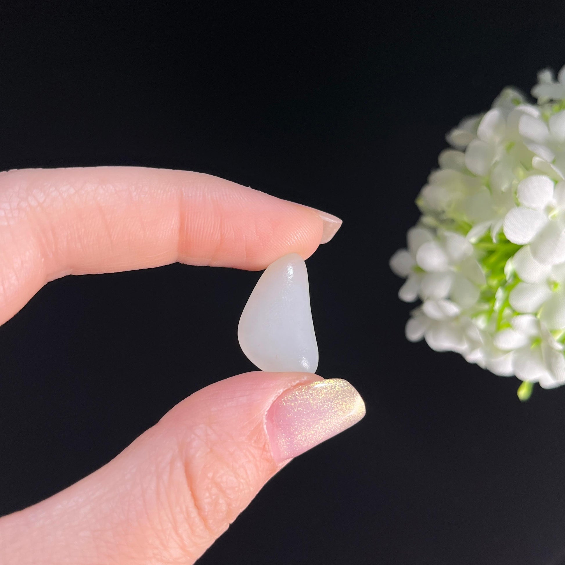 和田玉白玉“雪魂冰姿”光白籽料（yc361103）