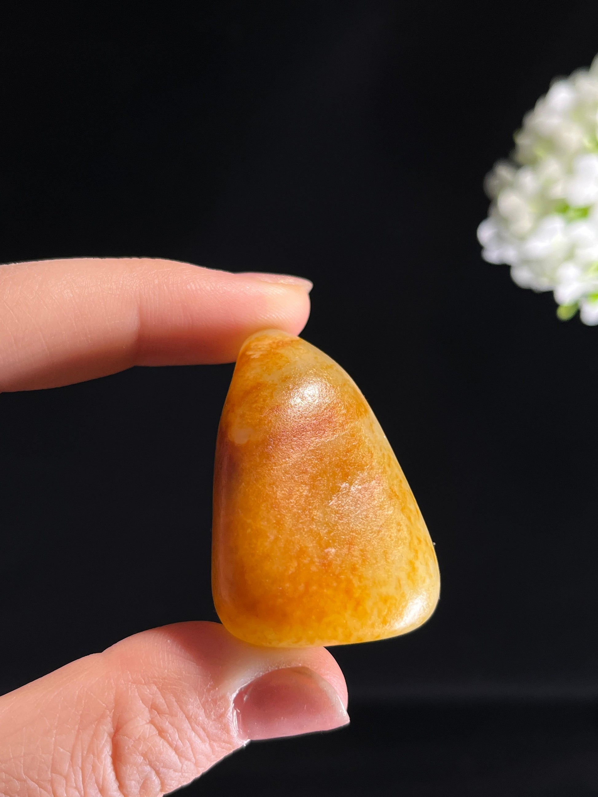 和田玉白玉洒金皮籽料原石（yc270401）