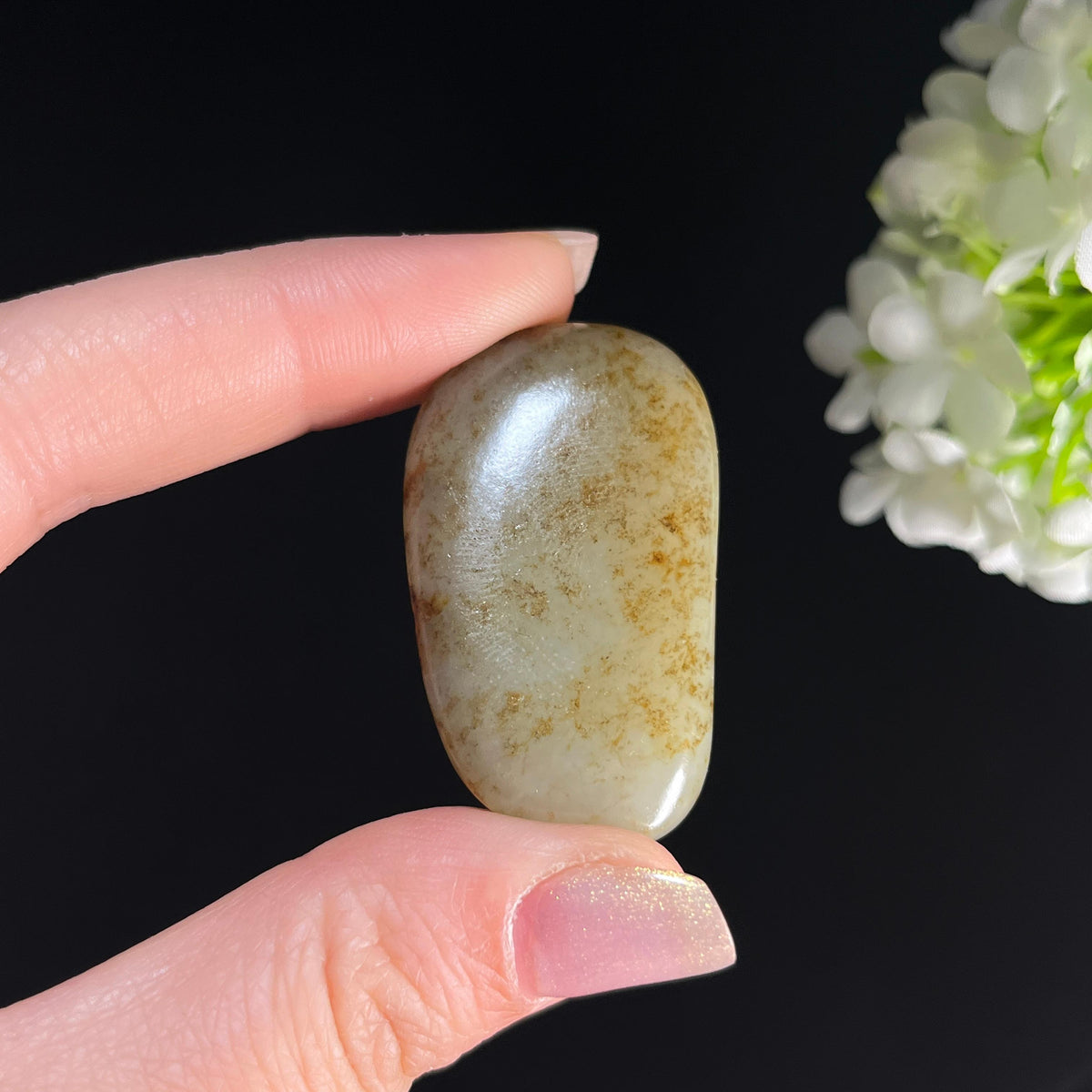 和田玉青白玉“清川倒影”秋梨皮籽料（yc361378）