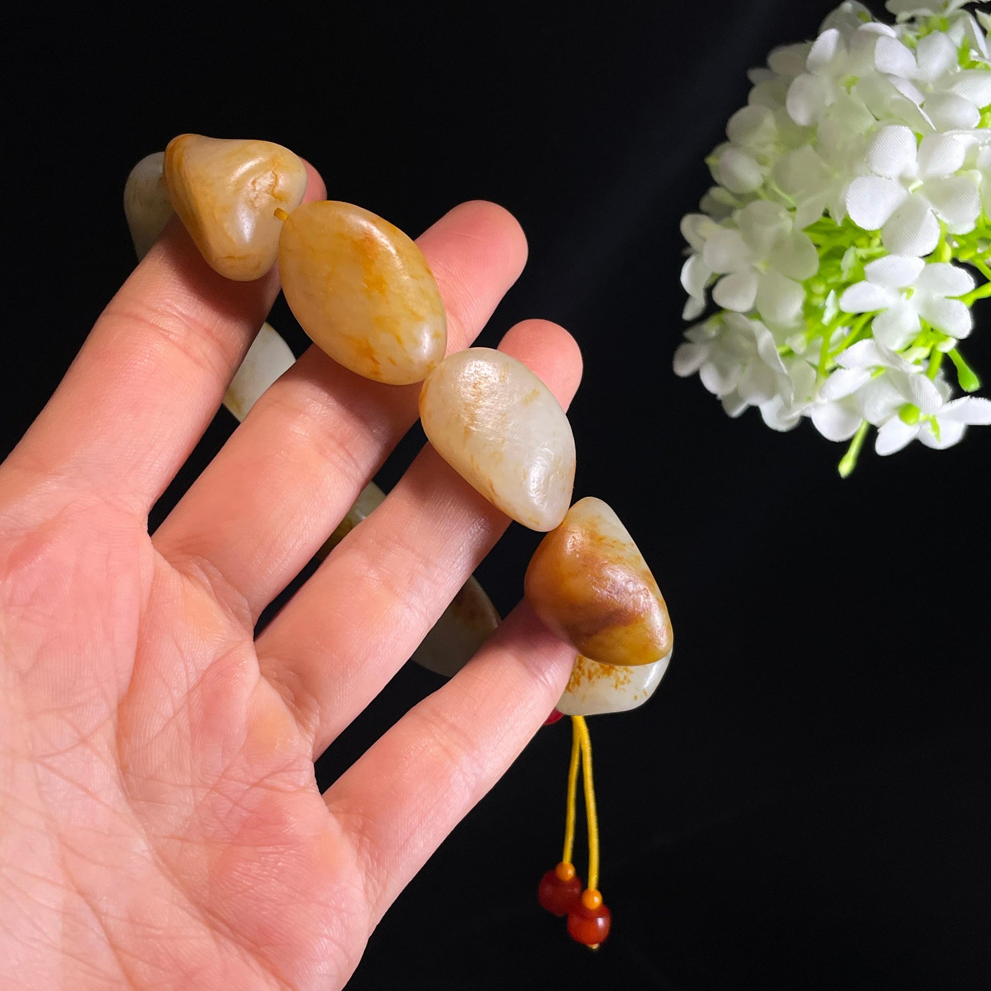 和田玉白玉青白玉洒金皮红皮籽料（yc356667）