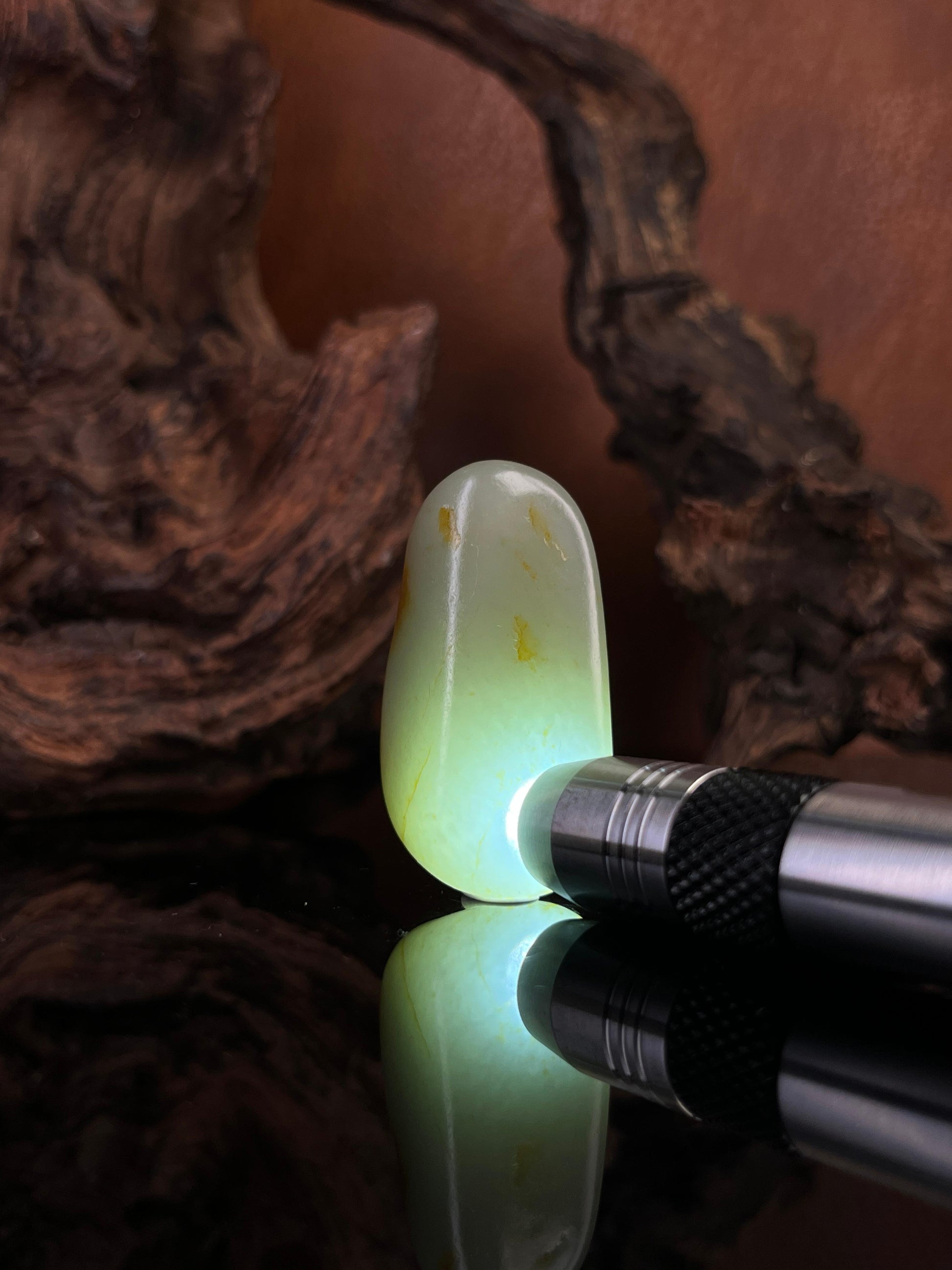 天然和田玉白玉聚黄皮籽料原石挂件（yc227478）