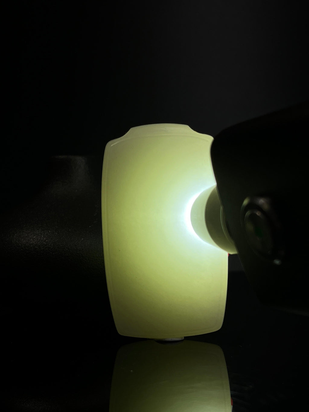 和田玉白玉平安无事牌（yc240925）