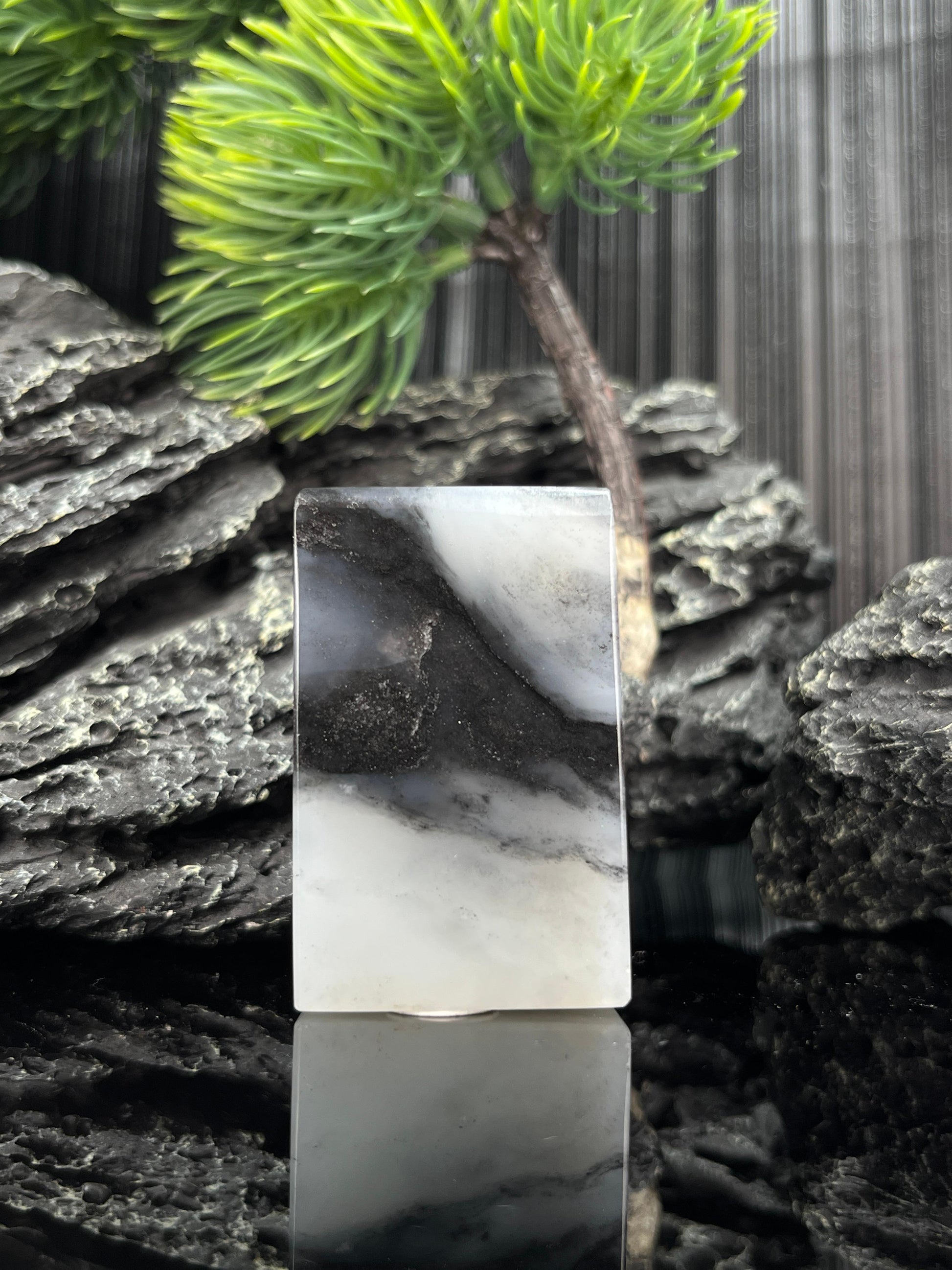 和田玉青花籽料“逸墨闲情牌”（yc222791）