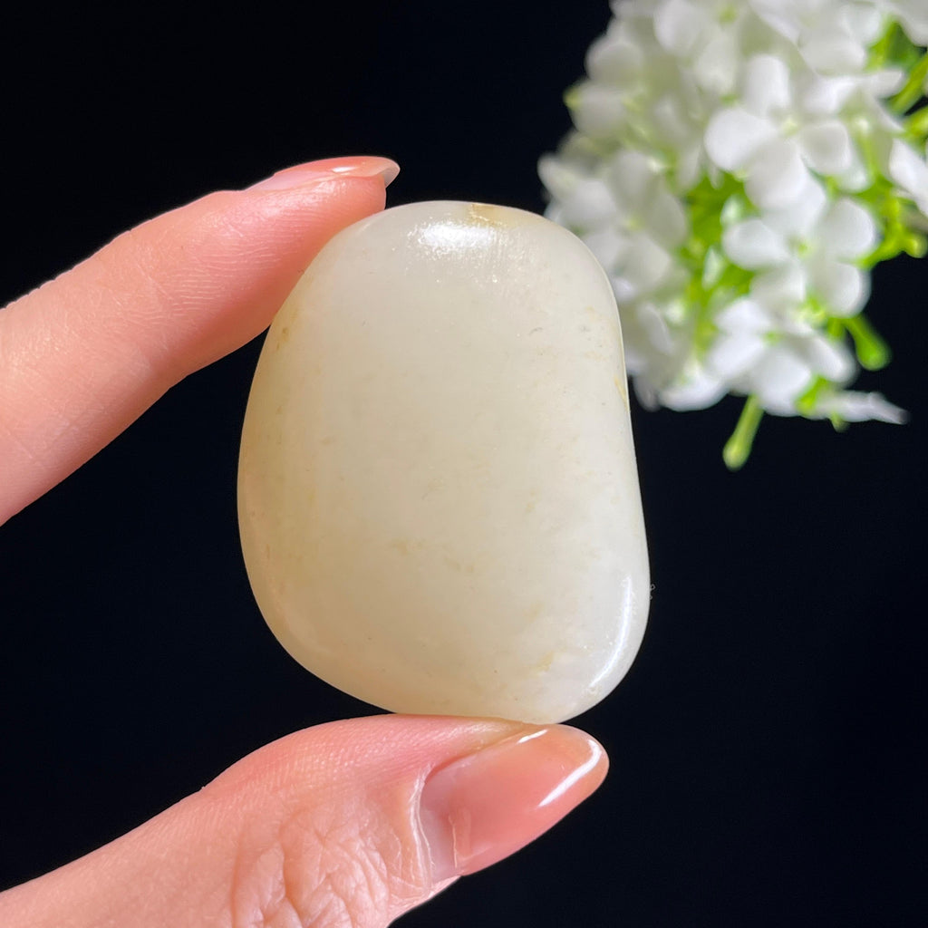 和田玉白玉“雪子藏金”洒金皮籽料（yc351284）