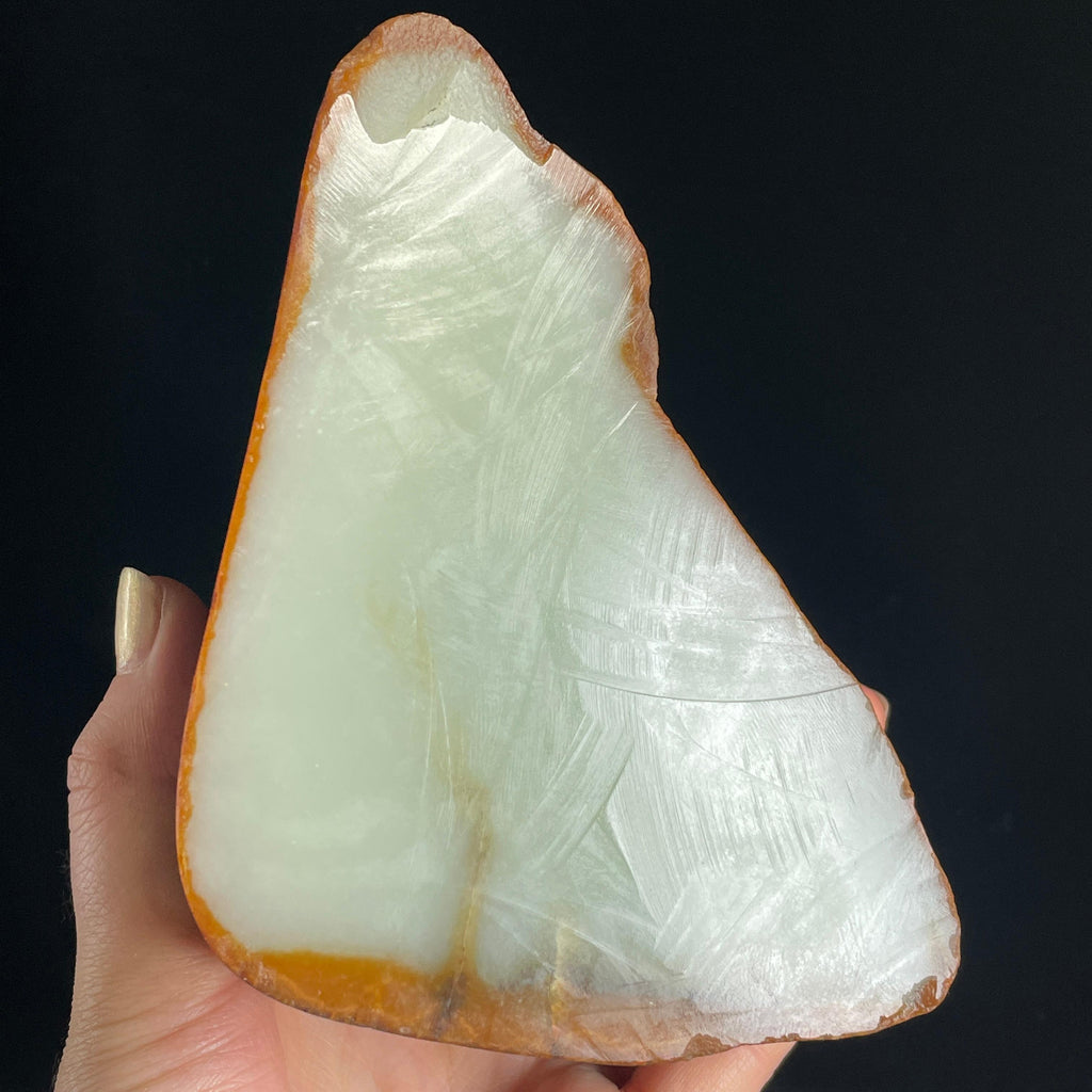 新疆天然和田玉“金山纳福”红沁皮籽料（yc326604）