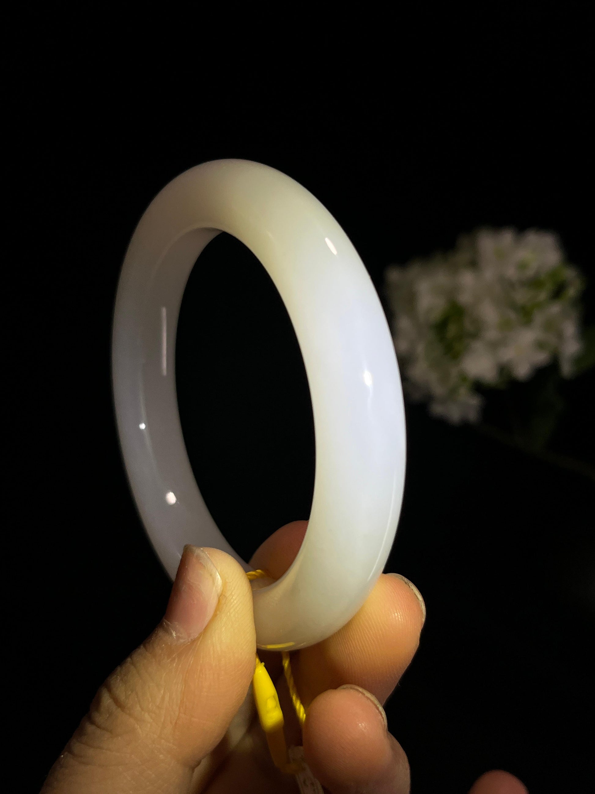 和田玉白玉细条手镯（卡53-卡61）（yc254770）