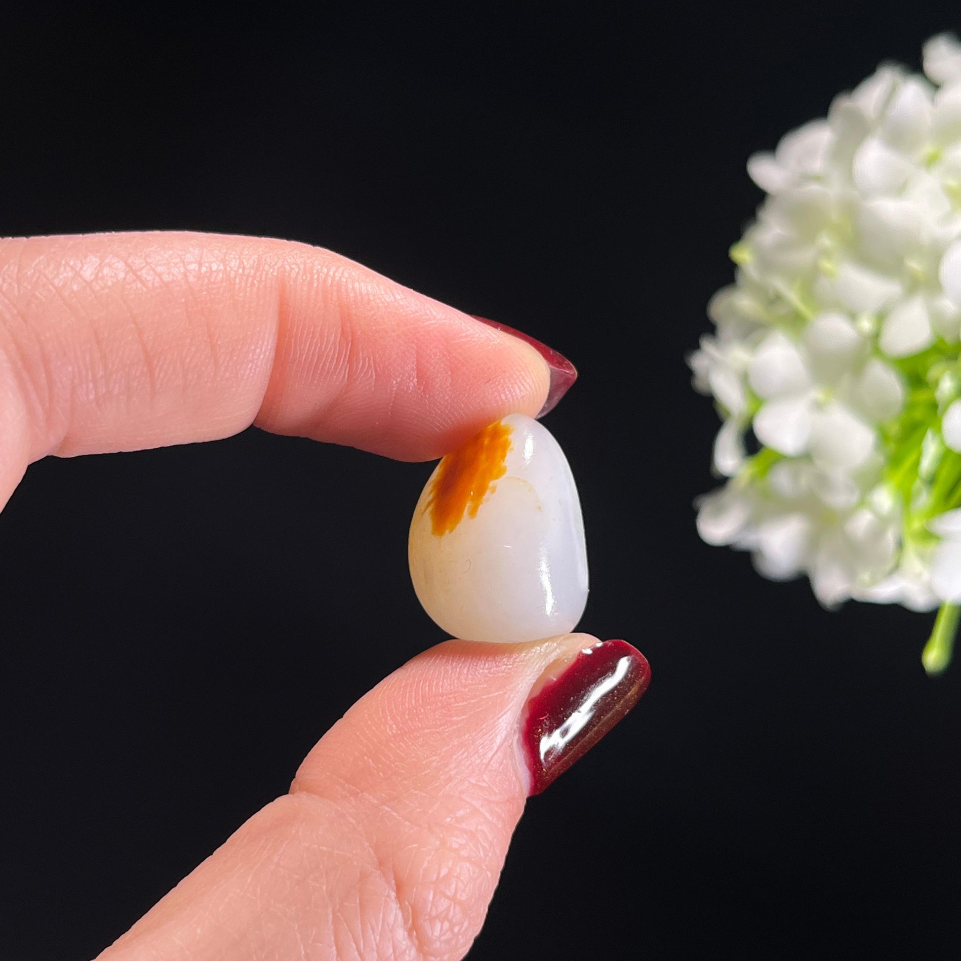 和田玉白玉聚红皮精品籽料（yc336405）