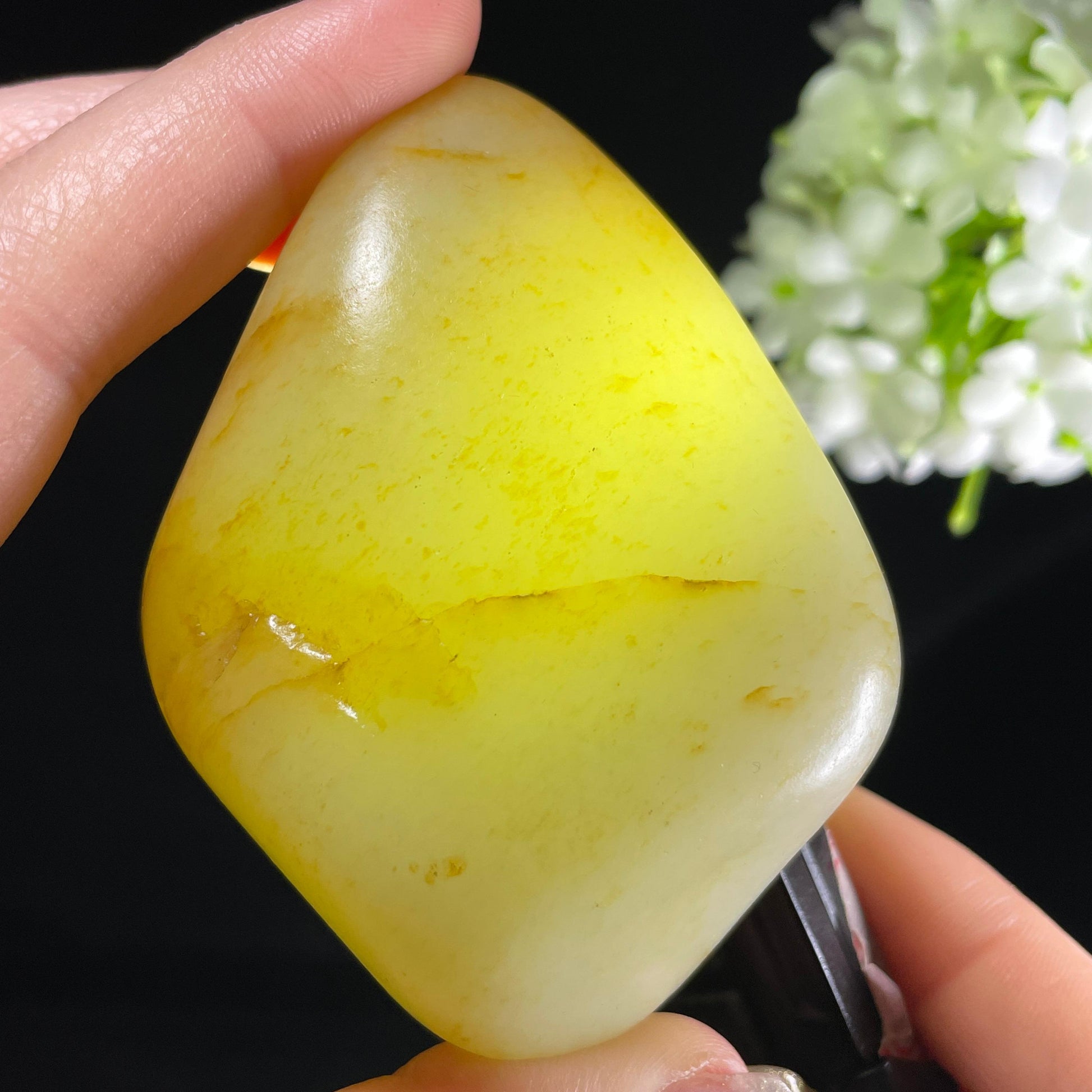 和田玉青白玉“浅金萦波”洒金皮籽料（yc394263）