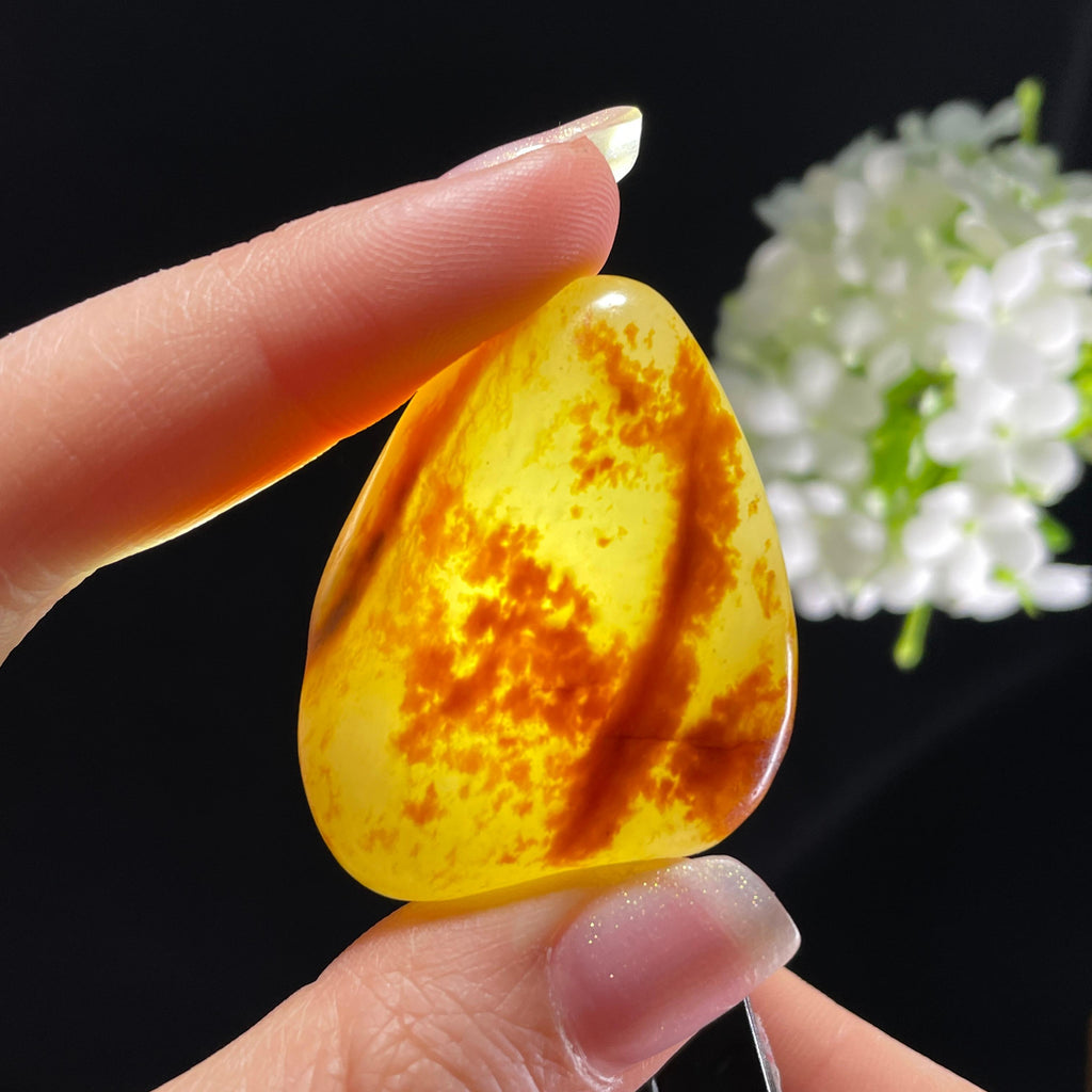 2026.4.28新疆天然和田玉“鸿运连年”聚红皮籽料一对（yc397777）