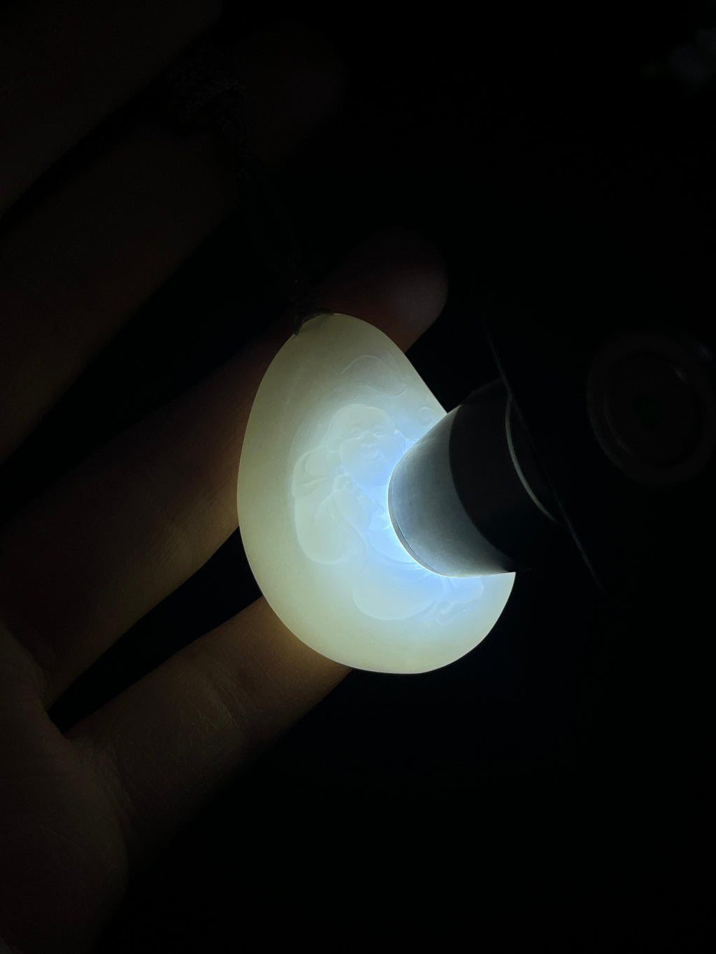 和田玉笑佛吊坠（yc258256）