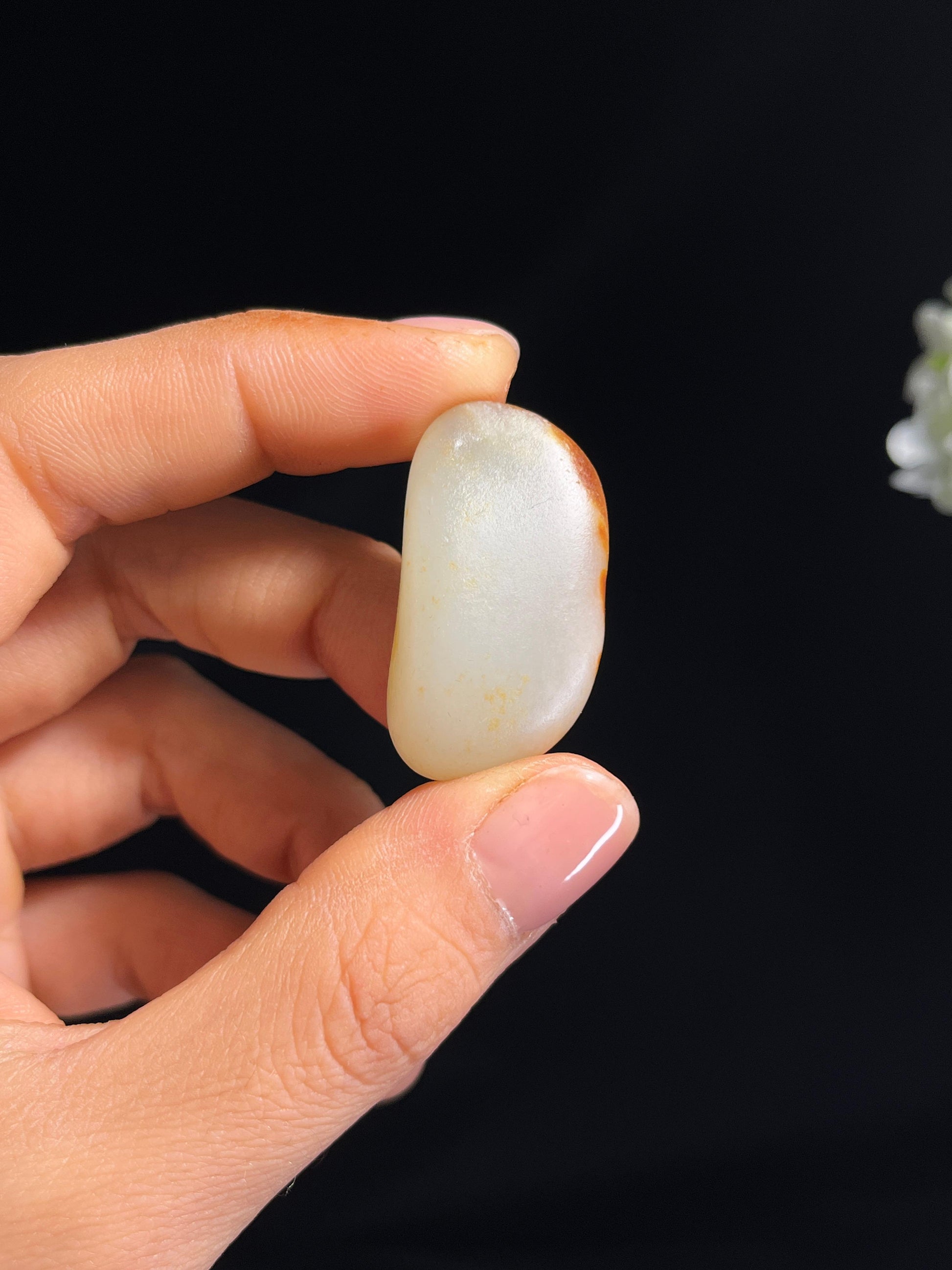 新疆天然和田玉白玉籽料原石（yc263875）