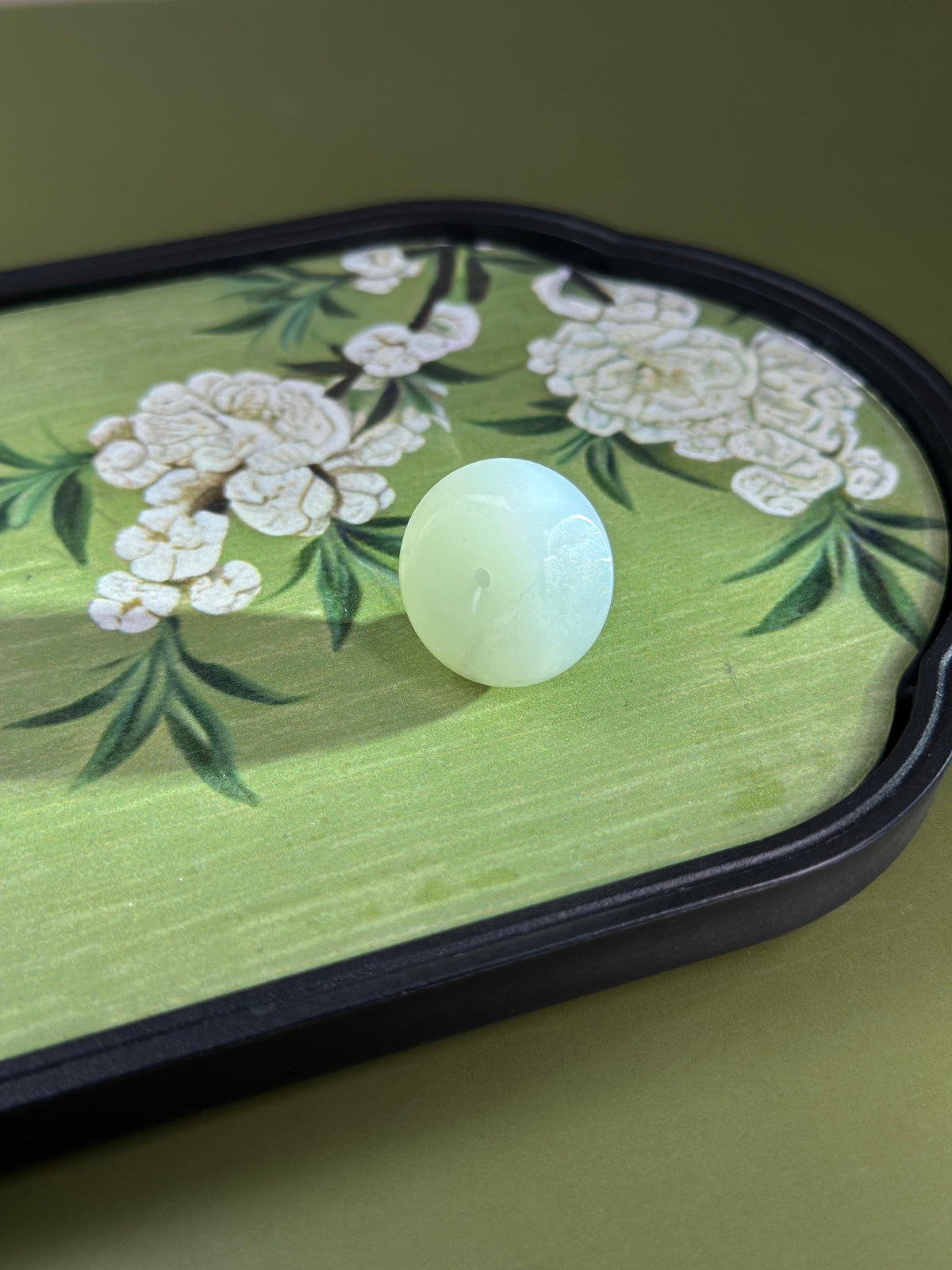 新疆和田玉青花籽料平安扣（yc763358）