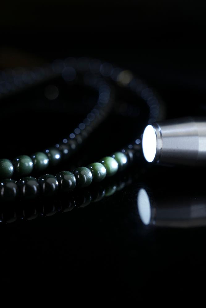 和田玉塔青项链（yc248352）