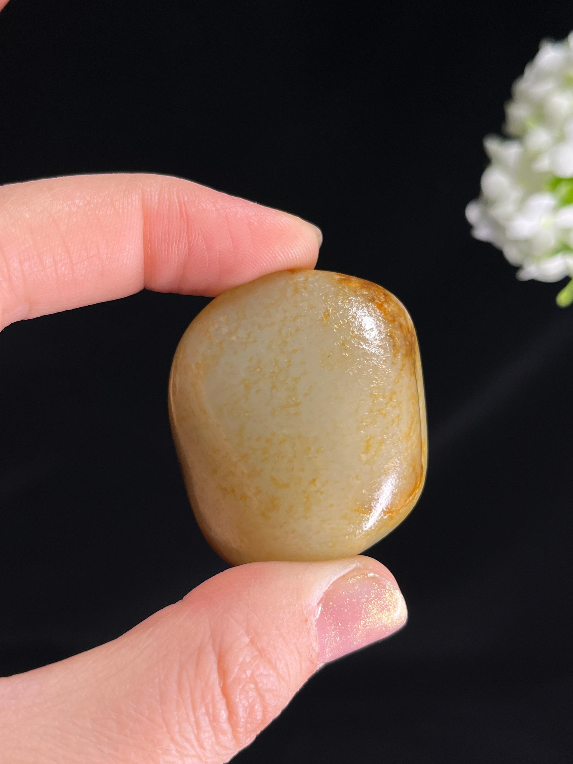 和田玉白玉洒金皮籽料原石（yc265682）