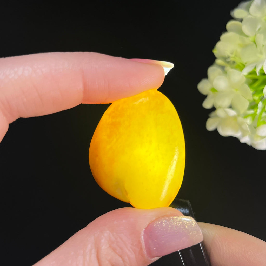 和田玉白玉“橘洲秋泛”通体洒金皮籽料（yc361353）