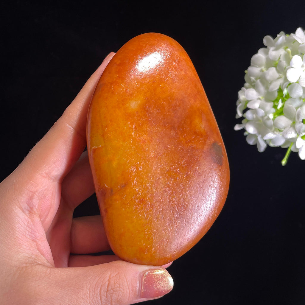 2026.6.4，新疆天然和田玉“锦红福沁”大开门红沁籽料（yc425706）