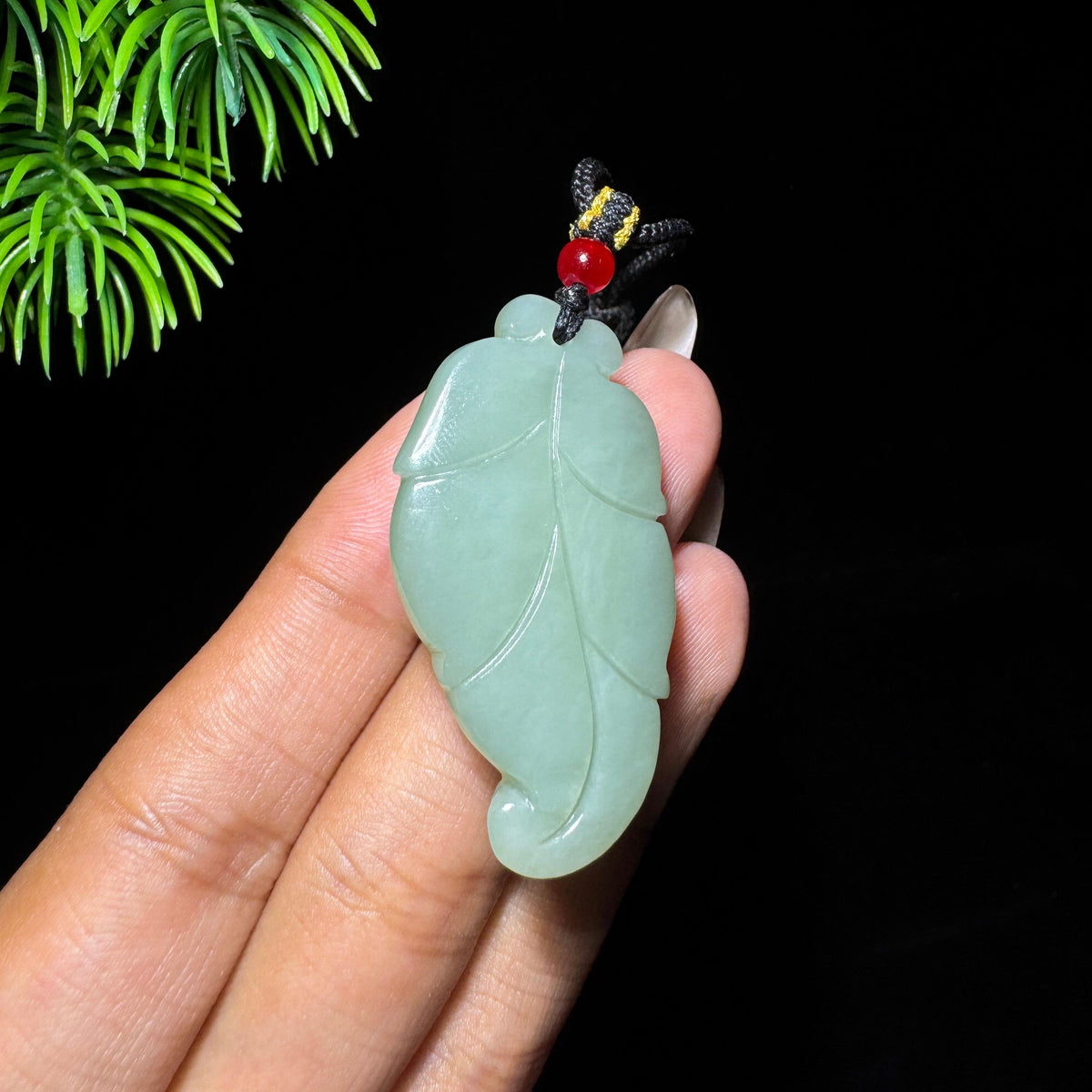 和田玉山料粉青貔貅（yc710468）