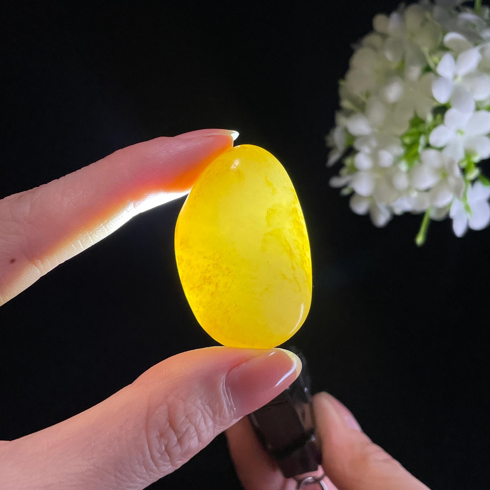 新疆和田玉“薄金覆玉”金包银籽料（yc422500）