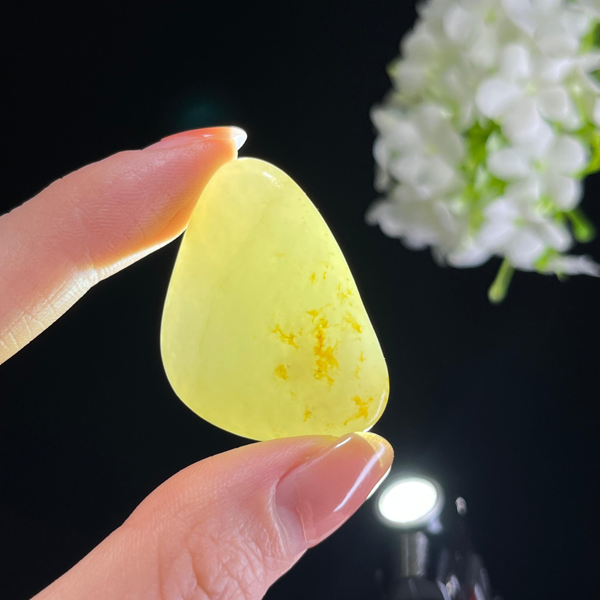 和田玉白玉“玉络秋丝”洒金皮籽料（yc351425）