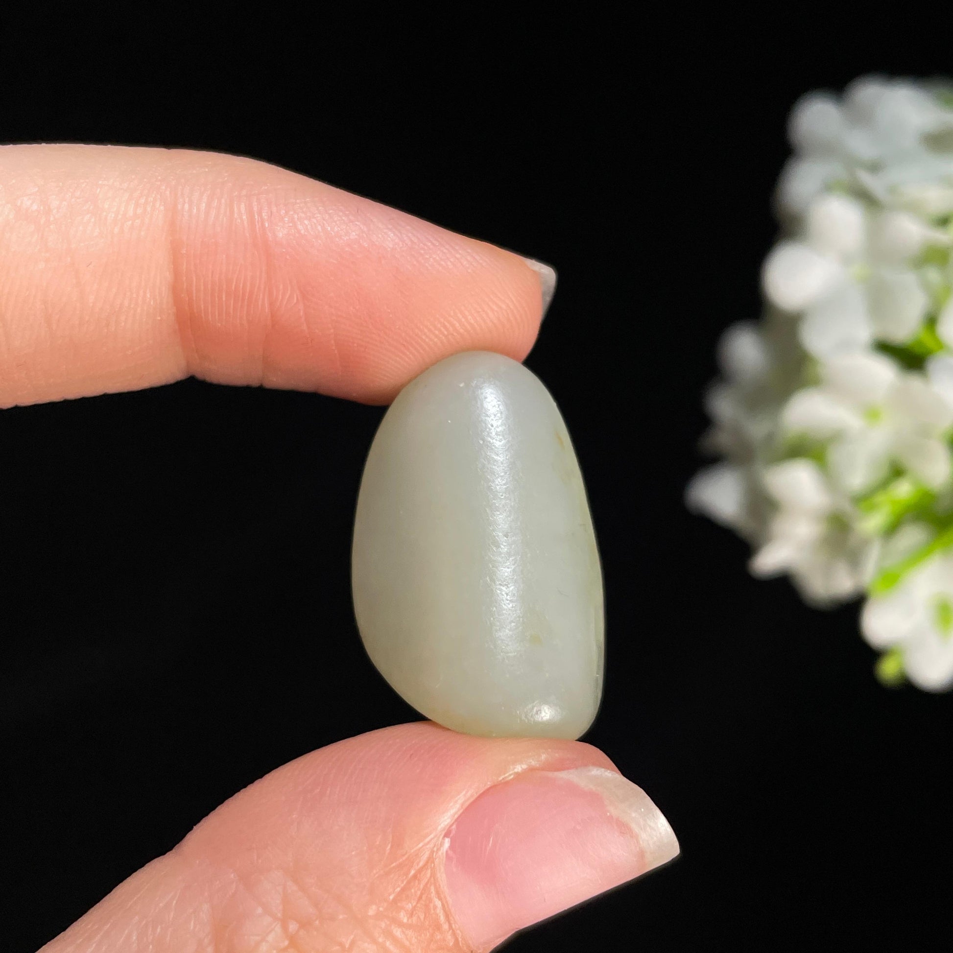 新疆和田玉天然青白玉洒金皮籽料（yc414997）