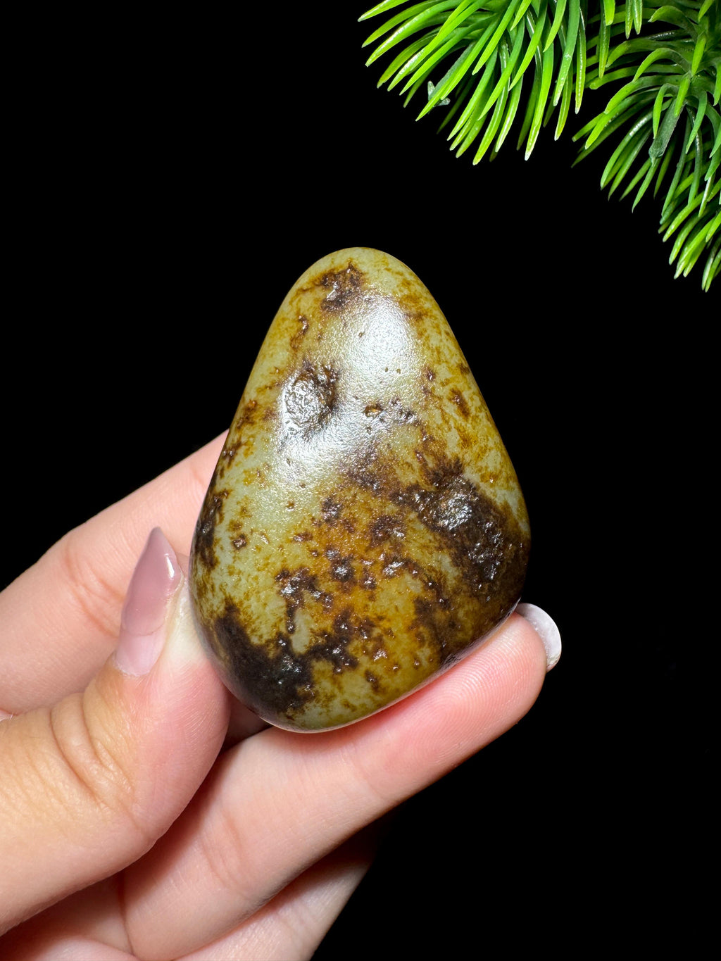 和田玉黑油皮籽料（yc305631）