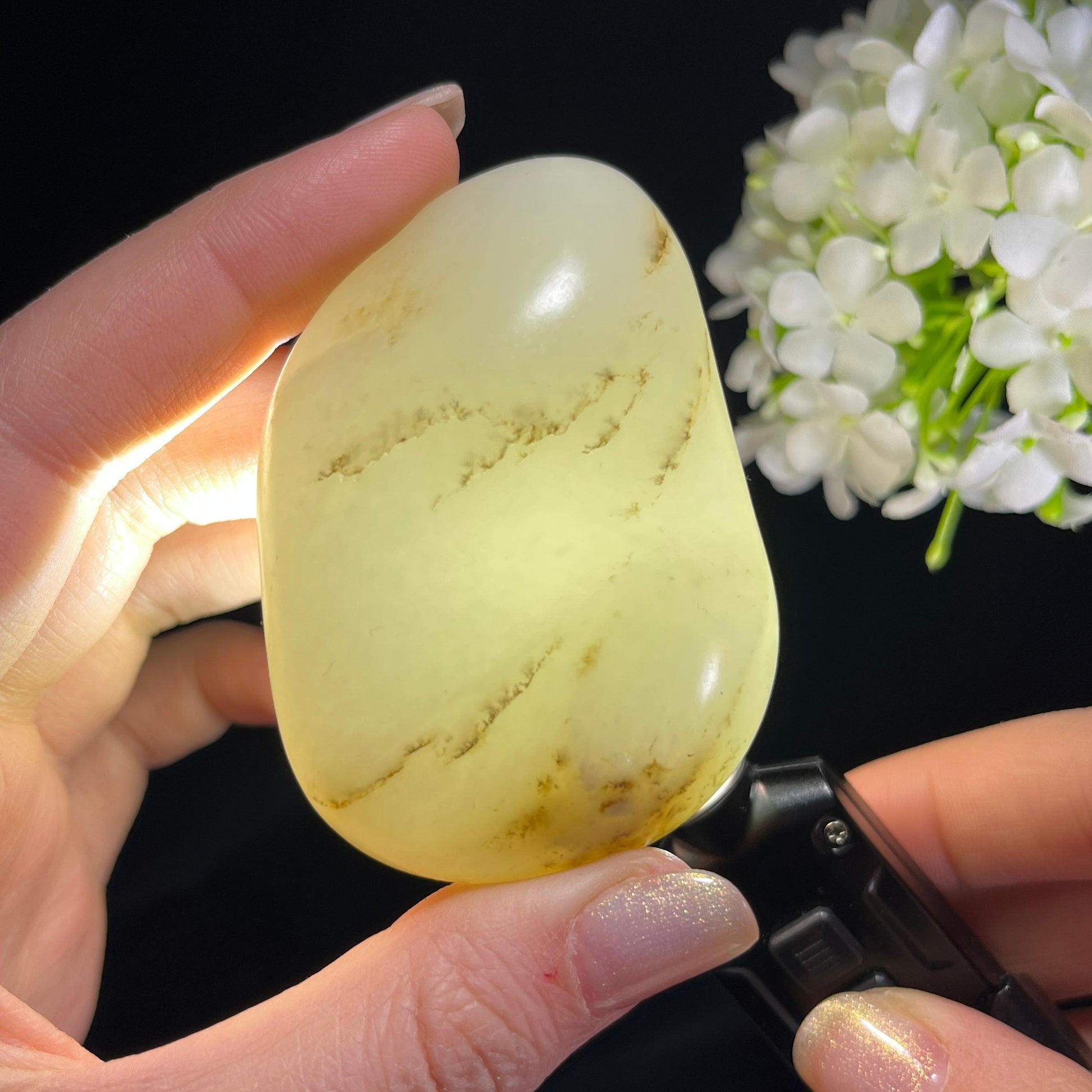 和田玉白玉“秋烟脉脉”秋梨皮籽料（yc354553）