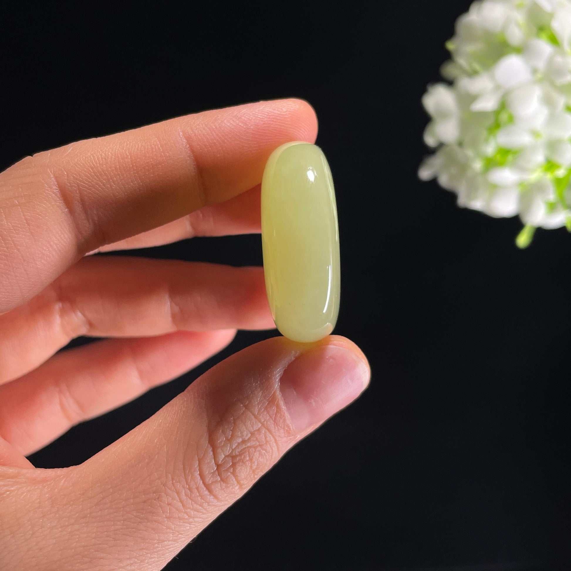 和田玉黄口平安扣（yc338109）