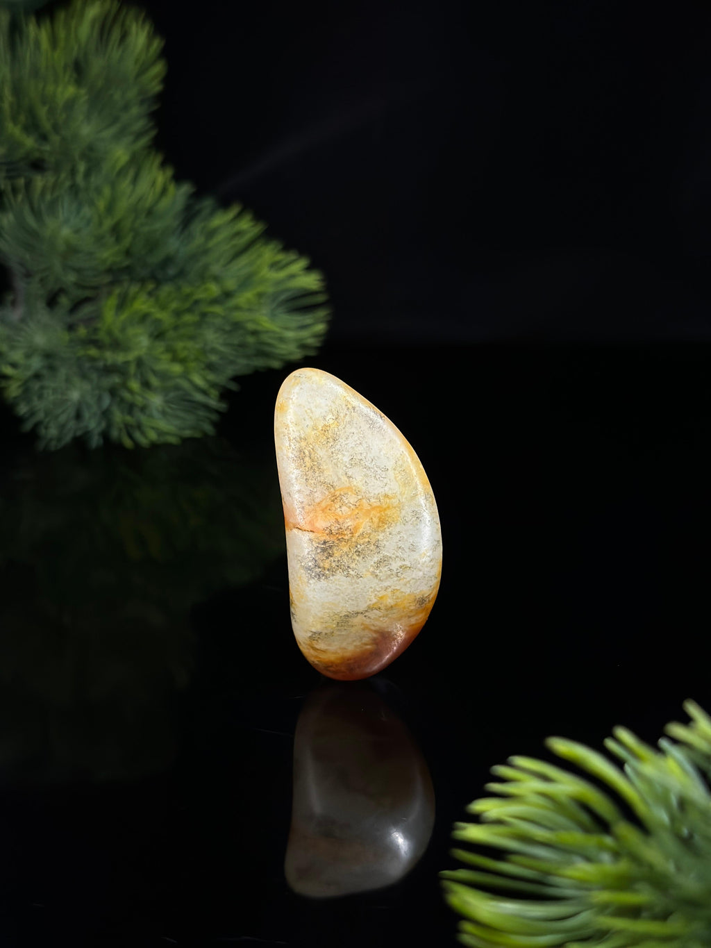 新疆和田玉特色红皮油库皮精品挂件籽（yc478771）